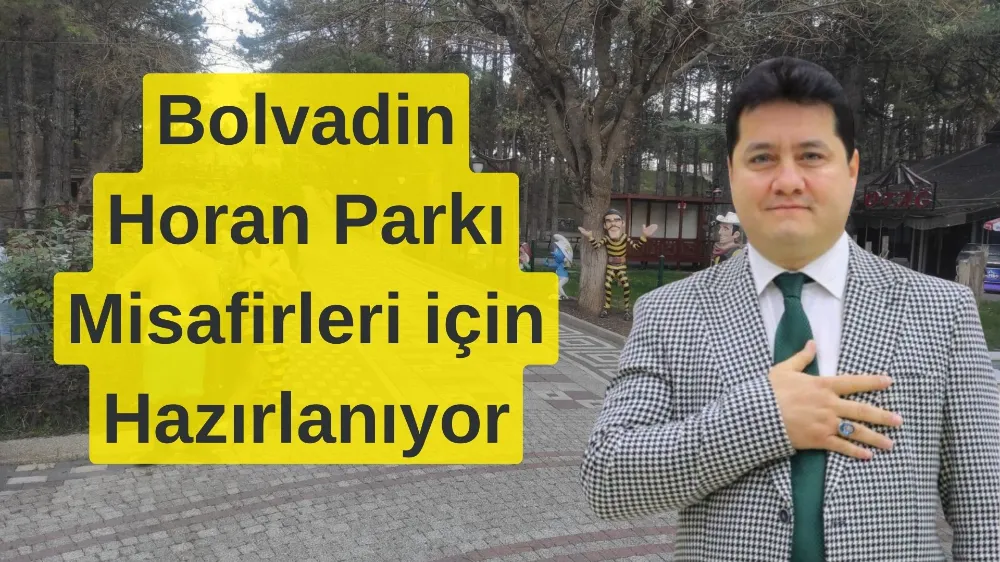 Bolvadin Horan Parkı Misafirleri için Hazırlanıyor